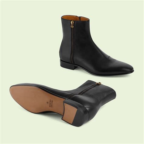 gucci men's ankle boot|high heel gucci boots.